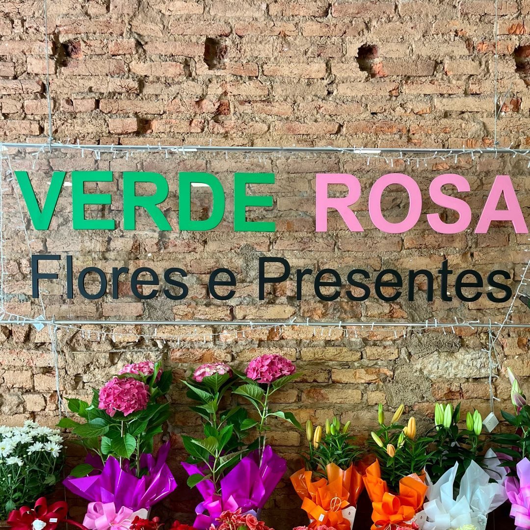 Fachada da Floricultura Verde Rosa